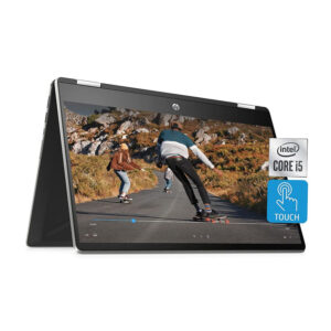 NEW-HP 14-EK0033DX X360 2-in-1 14" Touch Laptop - Silver (Intel Core i5-1235U/512GB SSD/8GB RAM/Windows 11/1Yr Warranty) - Image 1