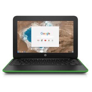 Used-HP Chromebook 11 G5 EE 11.6" 4GB/16GB SSD - Black/Green - Image 3