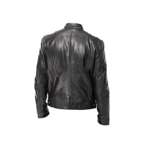 Leather Fashion Jacket - Genuine Leather Biker Jacket - Men's Motorcycle Jacket - Winter Jacket for men - Motorbike Jacket - Image 2