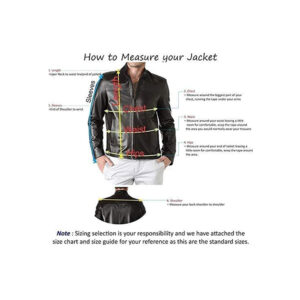 Leather Fashion Jacket - Genuine Leather Biker Jacket - Men's Motorcycle Jacket - Winter Jacket for men - Motorbike Jacket - Image 3