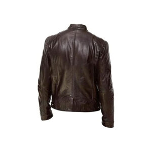 Leather Fashion Jacket - Genuine Leather Biker Jacket - Men's Motorcycle Jacket - Winter Jacket for men - Motorbike Jacket - Image 7