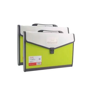 TRANBO Plastic Expanding Bag File Folder with 13 Section Pockets, FC Size, Blue - Image 3