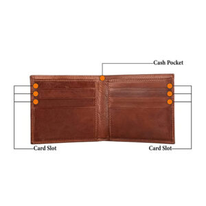 Leather Wallet-Genuine Leather Wallet for Cards-Wallets with Multi Card Pocket for Men-Cowhide Leather Card Holder - Image 7